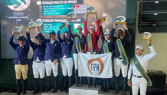 Quatro ouros e um bronze para SP no CBS Master 2025