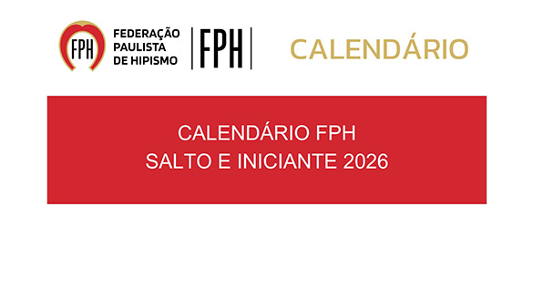 Calendário FPH Salto e Inicante 2026