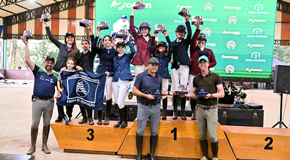 Vencedores da 3ª etapa da Taça FPH Iniciante Sasa Horses 2026